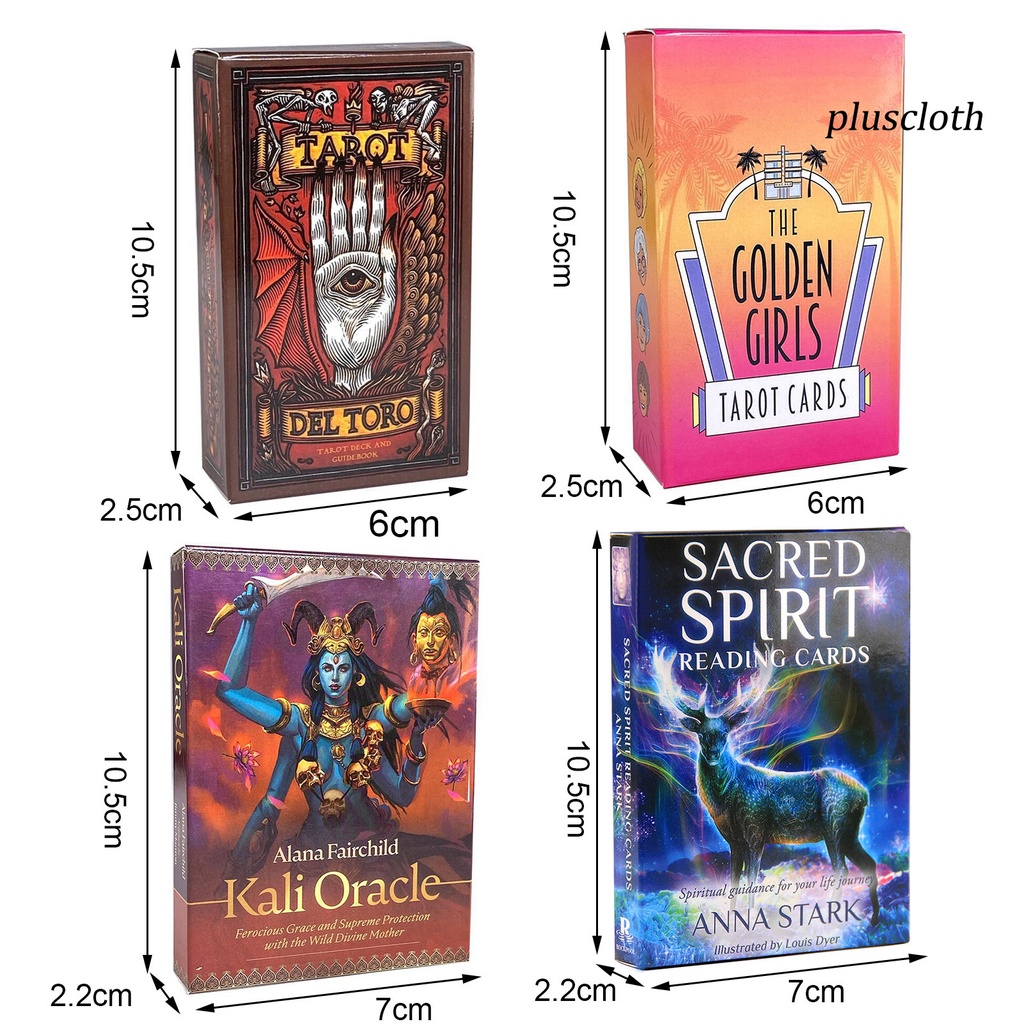Bộ Bài Tarot In Chữ Tiếng Anh Sacred Spirit Trong Suốt Có Thể Tái Sử Dụng