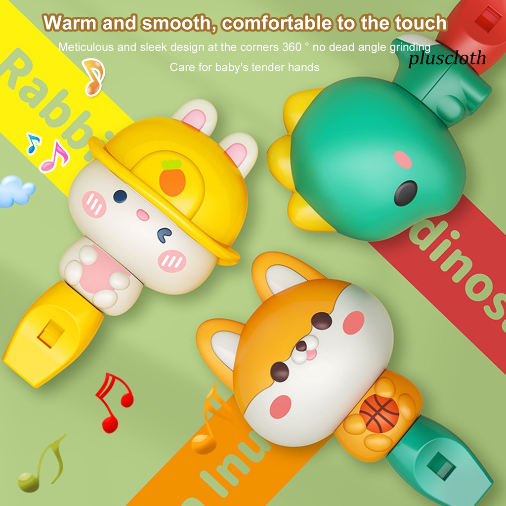 Đồ Chơi Còi Thổi Bằng ABS Chống Rơi Phát Nhạc Hình Chú Chó Dễ Thương Cho Trẻ Mẫu Giáo