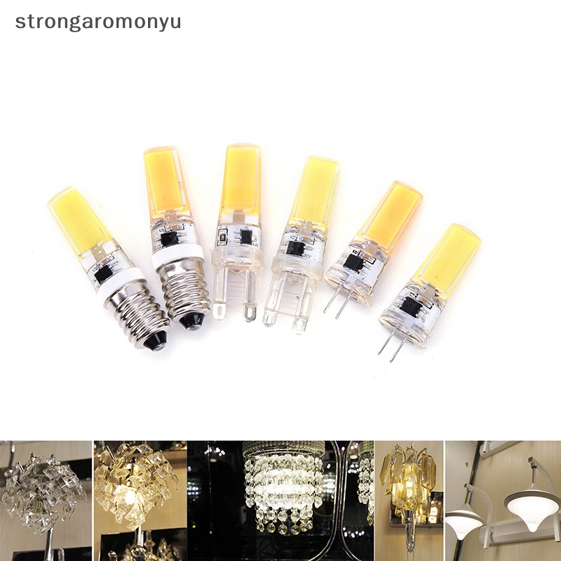 Bóng Đèn LED Silicone Mini G4 G9 E14 COB SMD 9W 220V