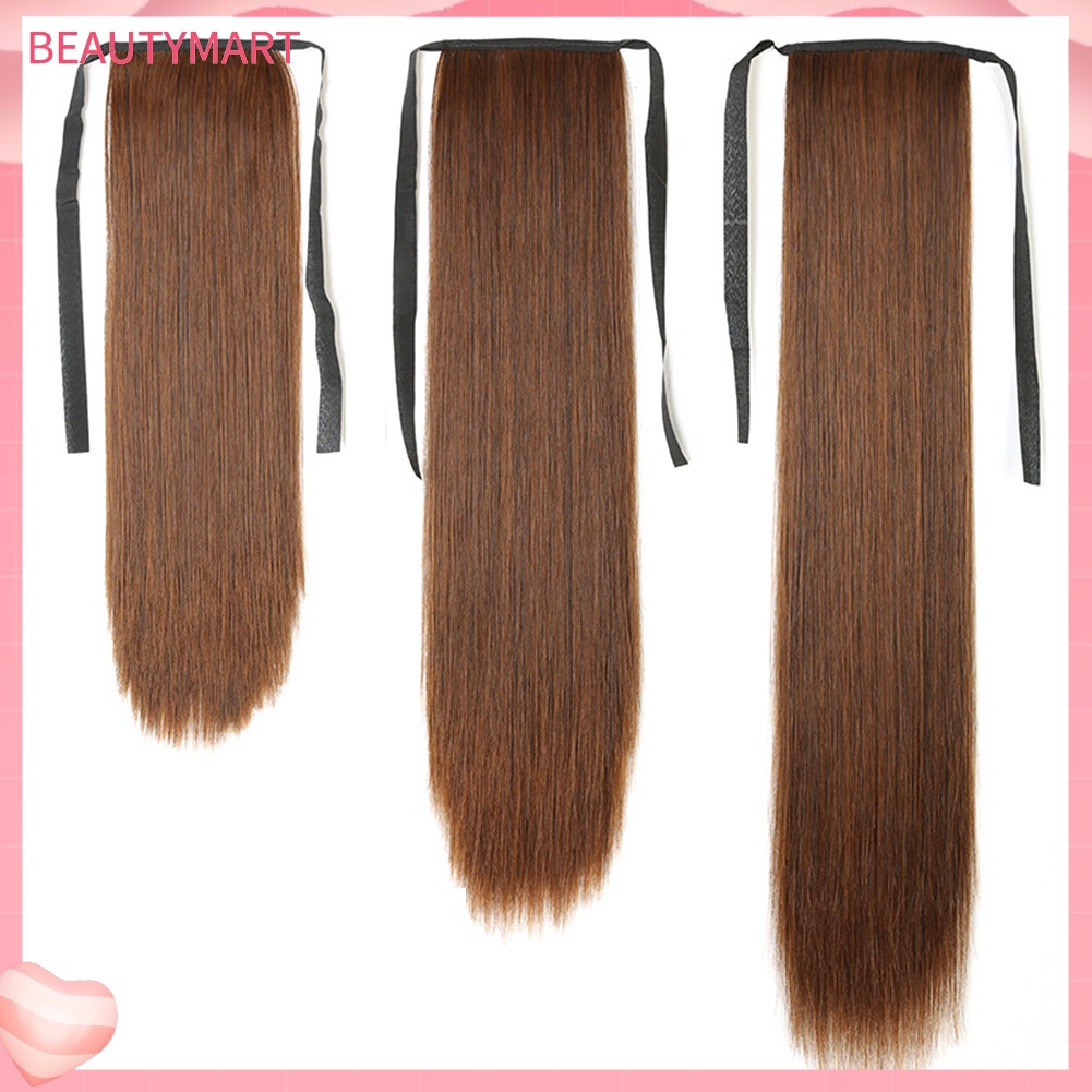 Tóc Giả Đuôi Ngựa Thẳng Dài 45 / 55 / 65cm Hóa Trang Cho Nữ