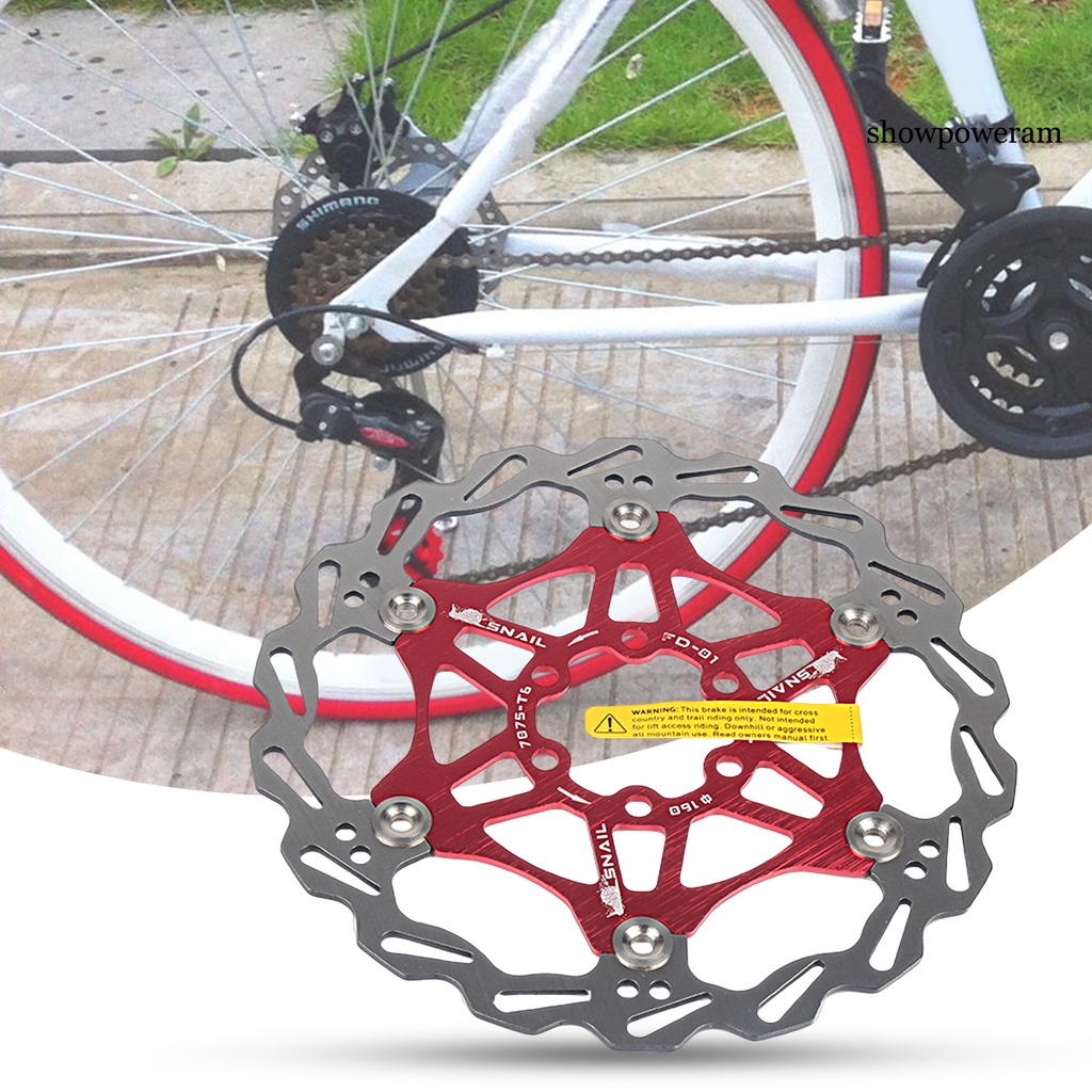 Đĩa Phanh Xe Đạp SP-Bicycle Cách Nhiệt 6 Họa Tiết Bằng Thép Không Gỉ