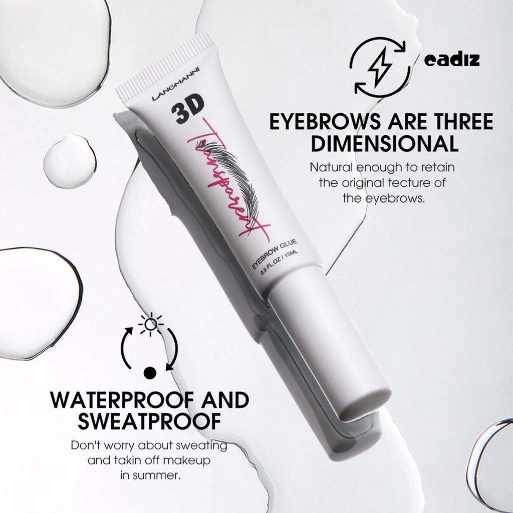 Bộ 5 Gel Nhuộm Lông Mày 1.2g Chống Nước Lâu Trôi Mau Khô Không Lem Chống Mồ Hôi Giúp Làm Dày Lông Mi Dành Cho Bạn Nữ