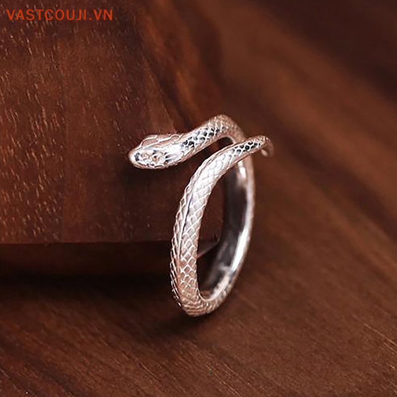 Nhẫn Hình Rắn VASTJI Sáng Tạo Có Thể Điều Chỉnh Kích Cỡ Cho Nam Và Nữ