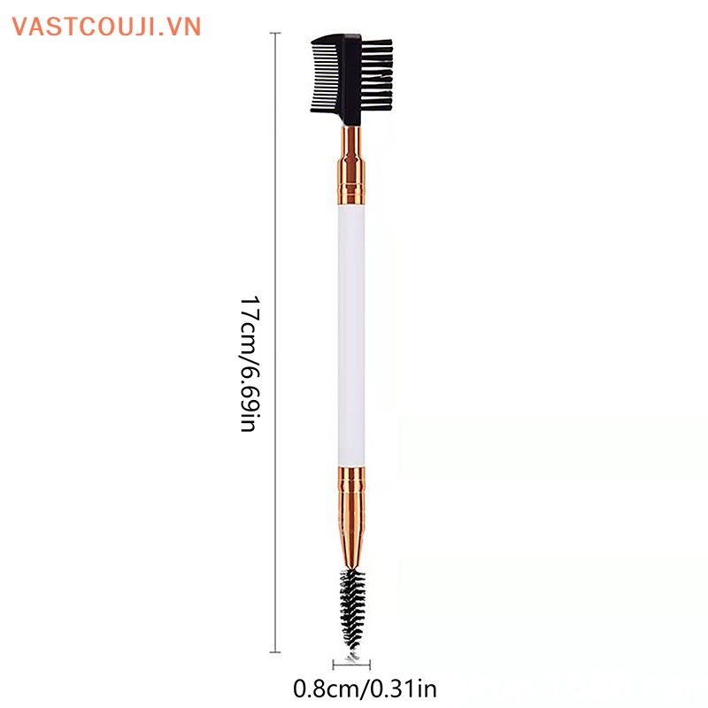 1 Cọ Hai Đầu VASTJI Trang Điểm Lông Mày / Lông Mi Làm Đẹp