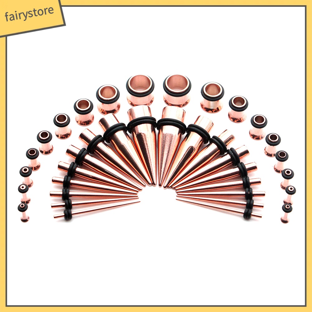 Bộ 36 Cái Khuyên Nong Tai Bằng Thép Không Gỉ Hình Nón