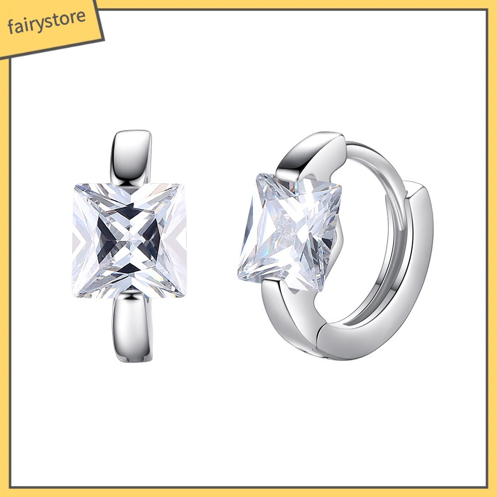 Bông Tai Đính Đá Zircon Thời Trang Dành Cho Nữ