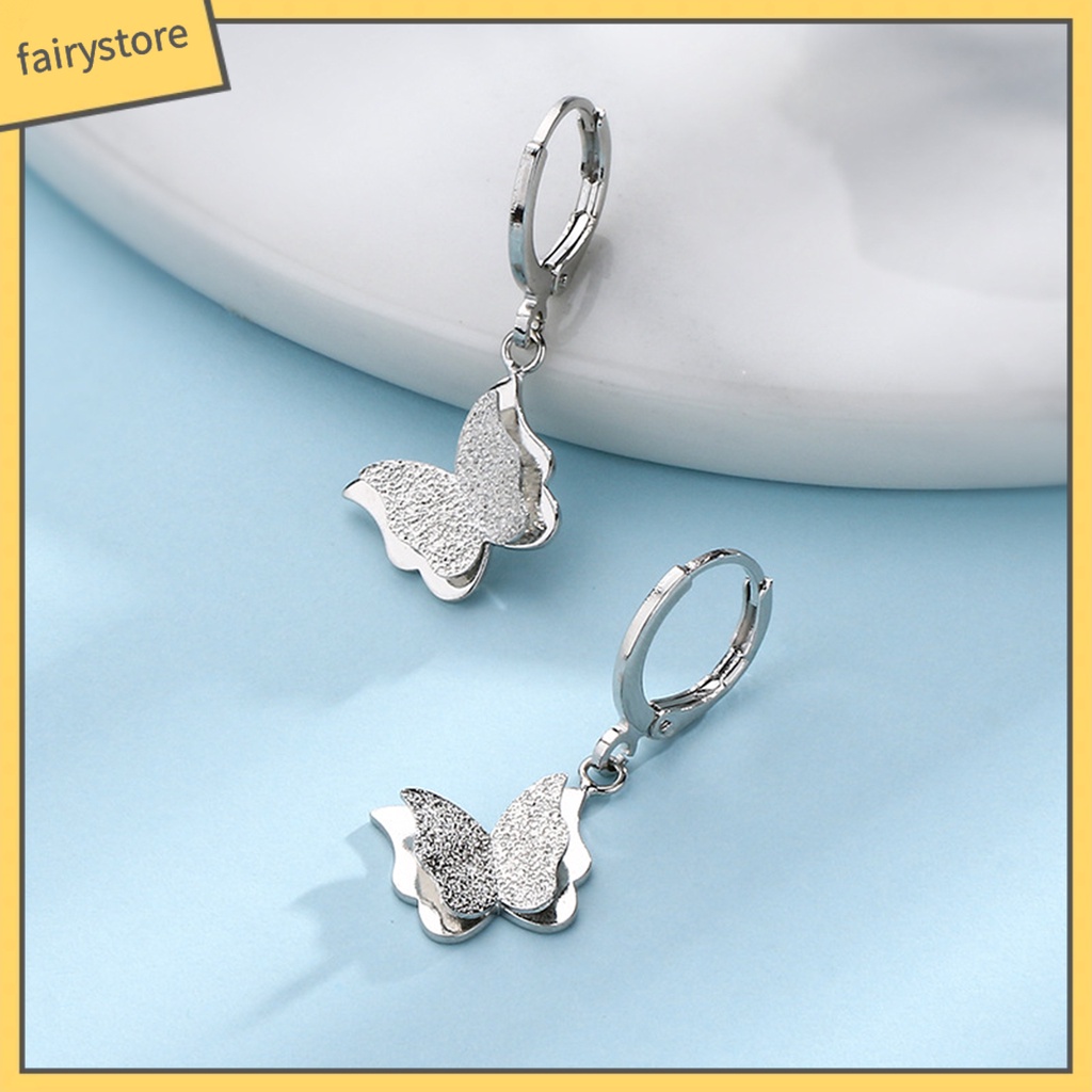 [FRO] 1 Khuyên Tai Vòng Thả Tối Giản Bóng Cao Không Gây Dị Ứng Thời Trang Quà Tặng Cao Cấp Cho Nữ Dating