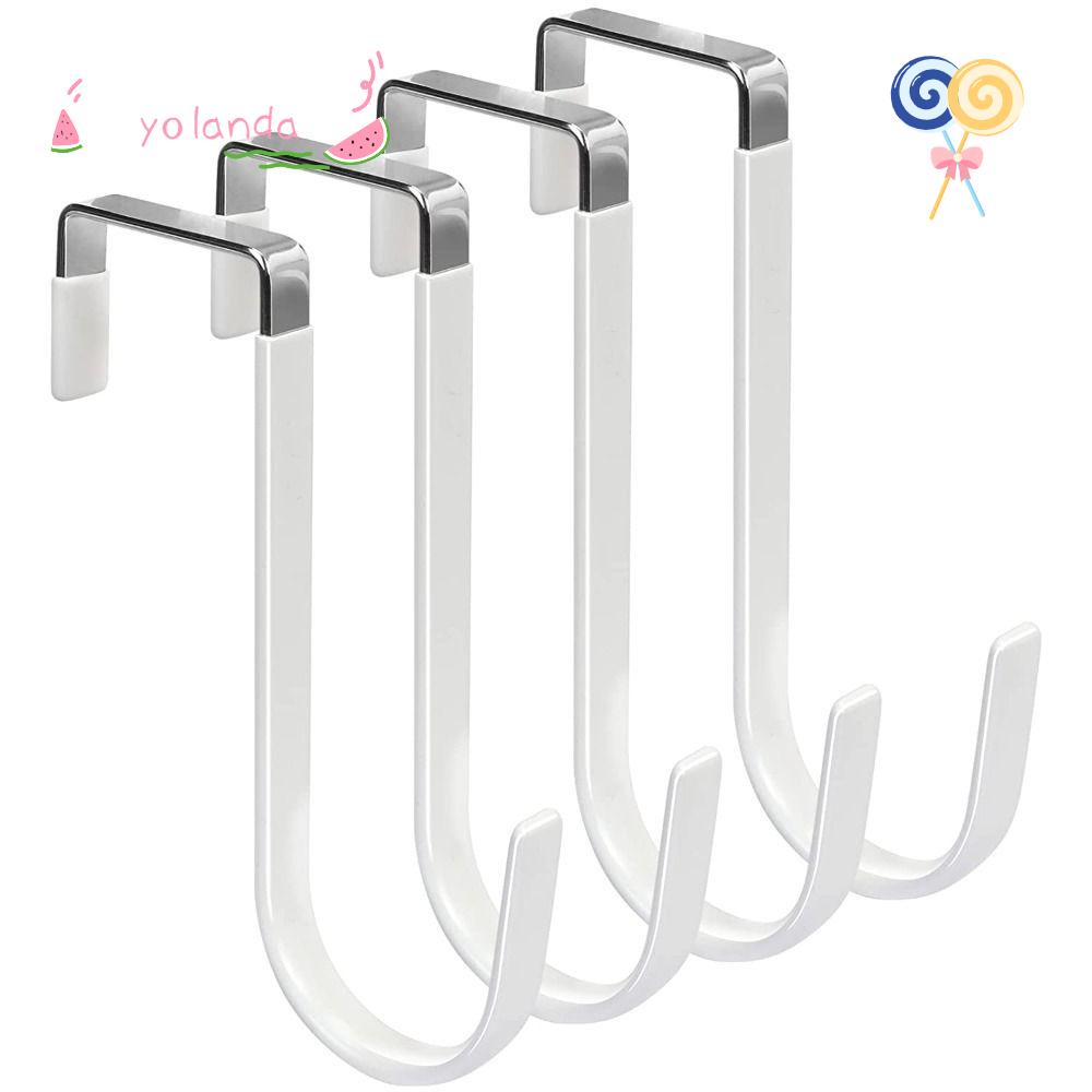 Set 4 Móc Cao Su Treo Đồ Gắn Cửa Phòng Khách Chống Trầy Xước