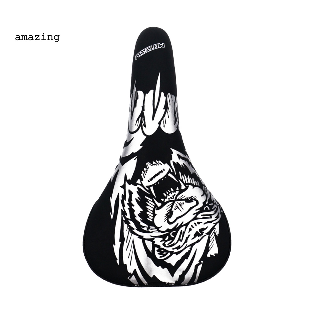 Yên Xe Đạp Chống Trượt Bằng Nhựa PP In Hình Hổ Thoáng Khí Tiện Dụng