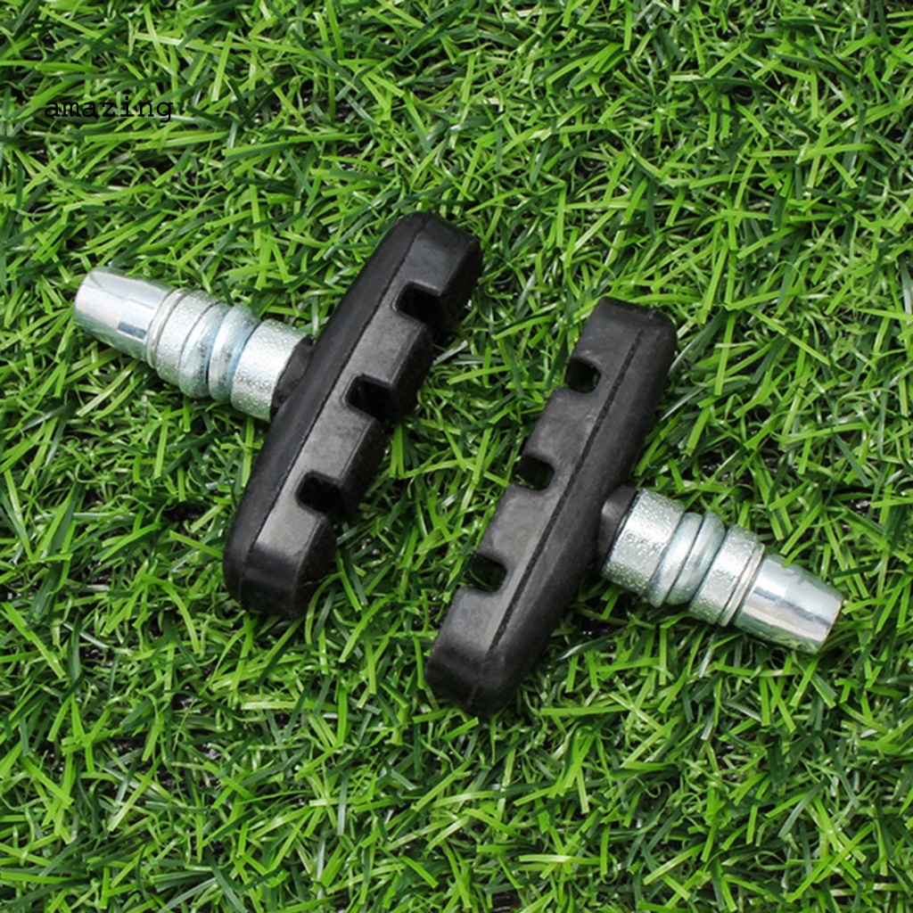 1 Cặp Má Phanh Xe Đạp Làm Việc Bằng Cao Su Cứng