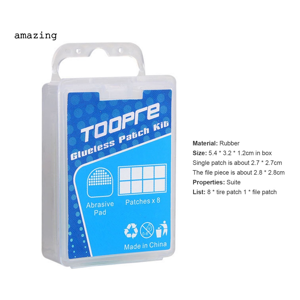 Bộ Dụng Cụ Vá Lốp Xe Đạp Tự Dính Bằng Cao Su Tiện Dụng