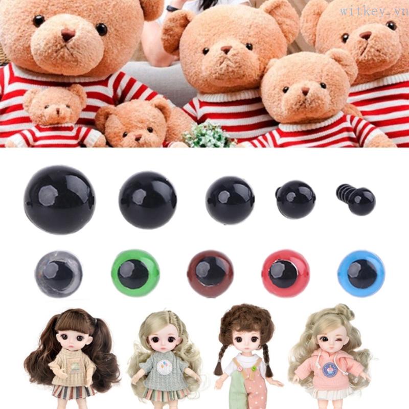 Bộ 566 Mắt Nhựa Tròn Có Thể Xoay Dùng Làm Búp Bê DIY