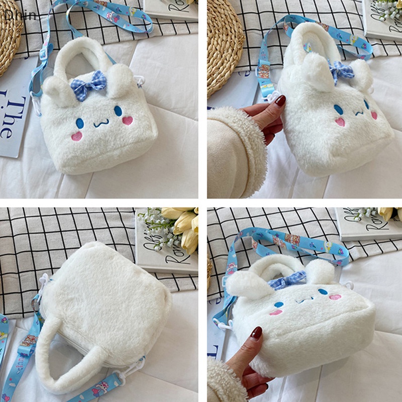 Túi Đeo Vai Hình Kuromi Sanrio Nhồi Bông Đáng Yêu Cho Bé Gái