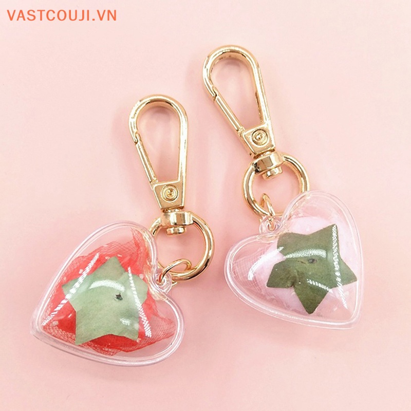 Móc Khóa Hình Hoa Hồng VASTJI Thời Trang Dành Cho Nữ