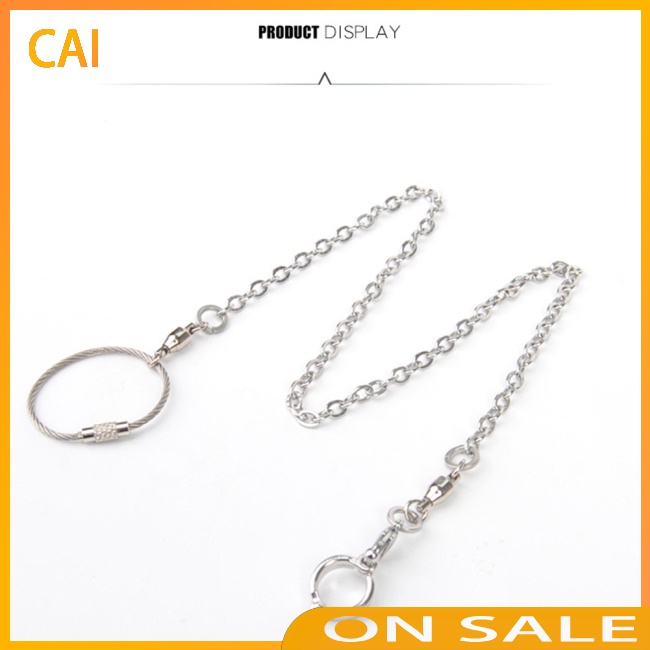 Lắc Chân Nhiều Kích Thước Kèm Khóa Bắt Dây Xích Dành Cho Chim Vẹt