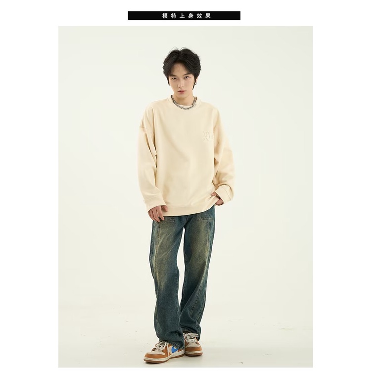 Quần Jean Dài Dáng Rộng Phong Cách Đường Phố Mỹ Thời Trang Xuân Hè Cá Tính Cho Nam