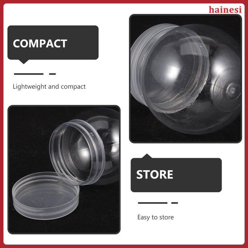 Set 10 Hũ Tuyết Trong Suốt Có Chuông Và Bóng Đèn Mini Tự Làm Cho Bé