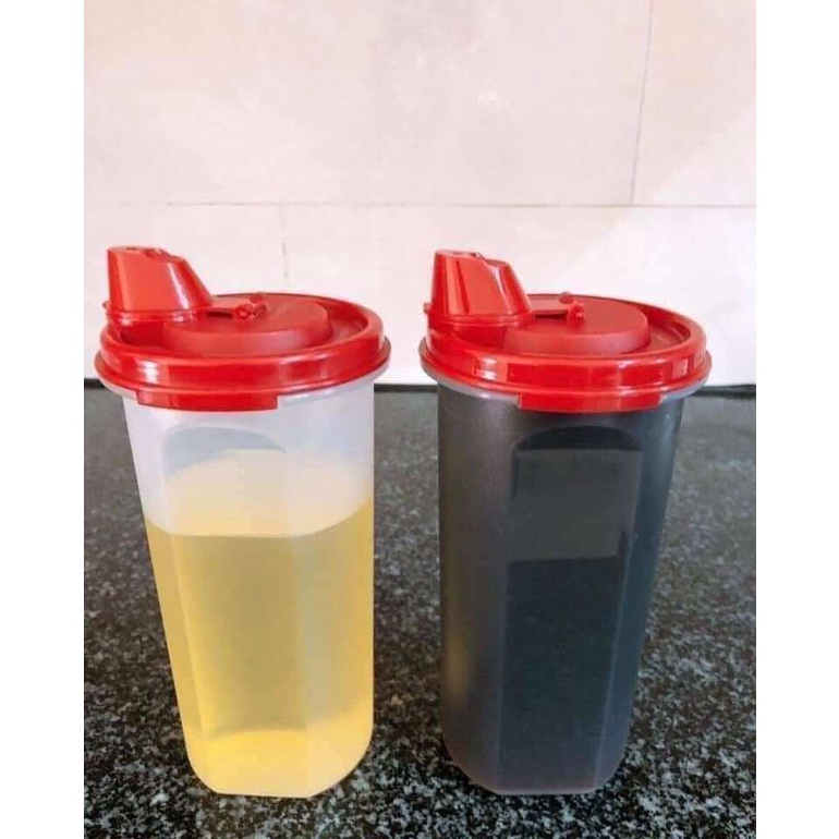 Bộ 2 bình dầu Stor N Pour 650ml Tupperware chính hãng