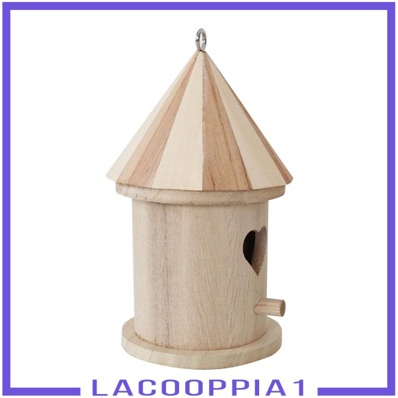 Nhà Chim Bằng Gỗ Lacooppia1 Có Lỗ Trái Tim