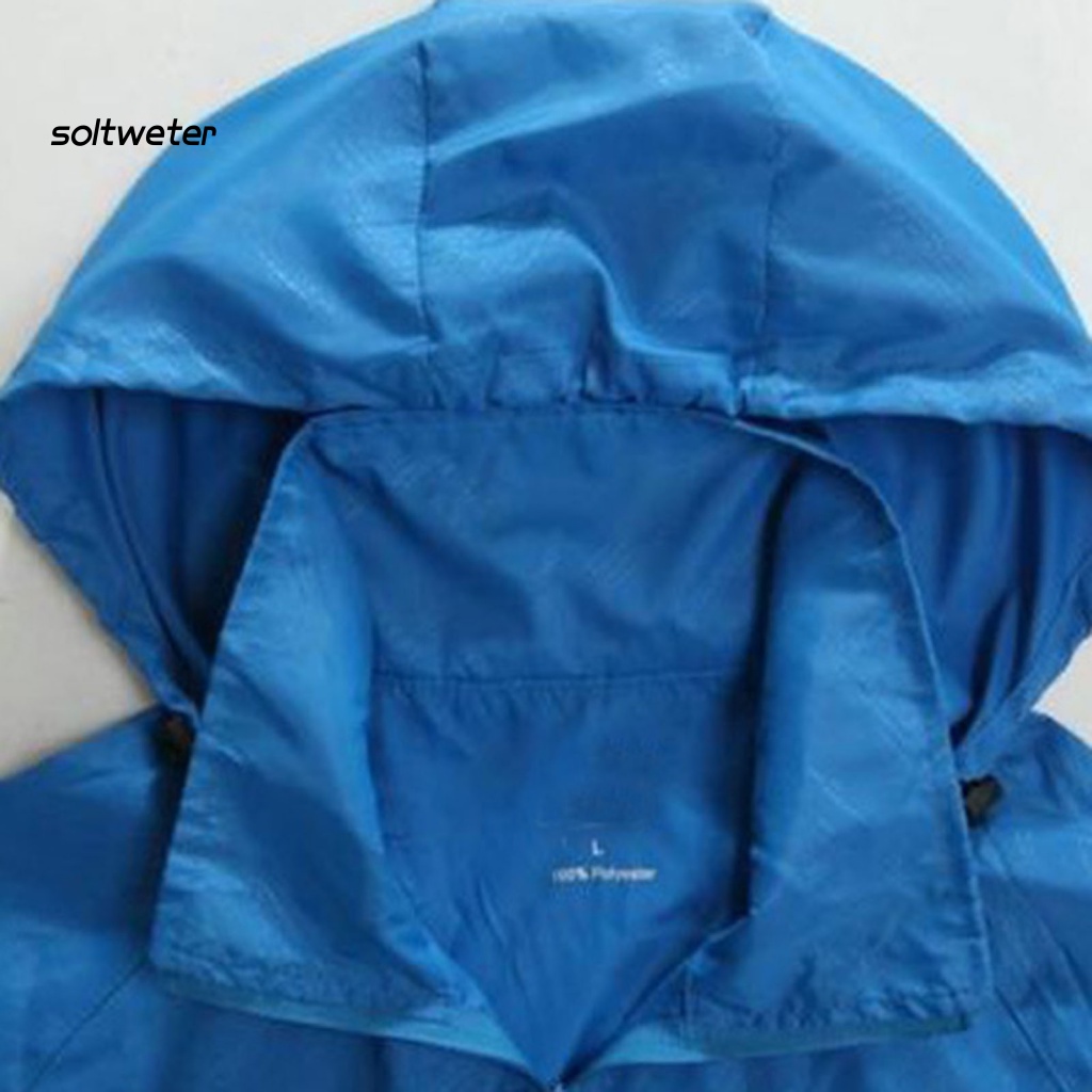 Áo Khoác Chống Nắng / Gió / Chống Thấm Nước Màu Sắc Đơn Giản Nhanh Khô Tiện Dụng