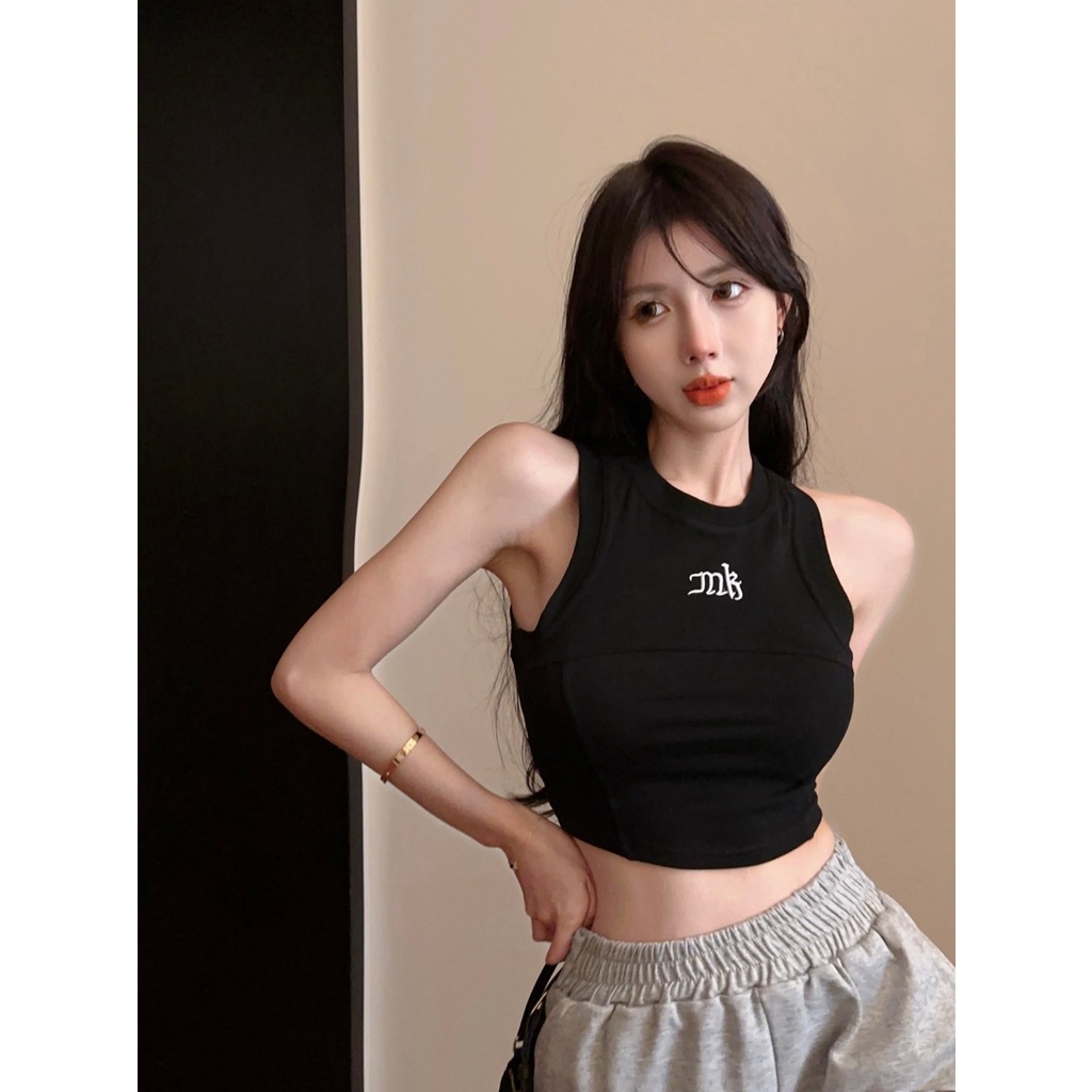 Áo Baby Tee Thun Croptop Nữ Áo Hai Dây Ôm Dáng Phong Cách Mùa Hè Mới Cho Nữ