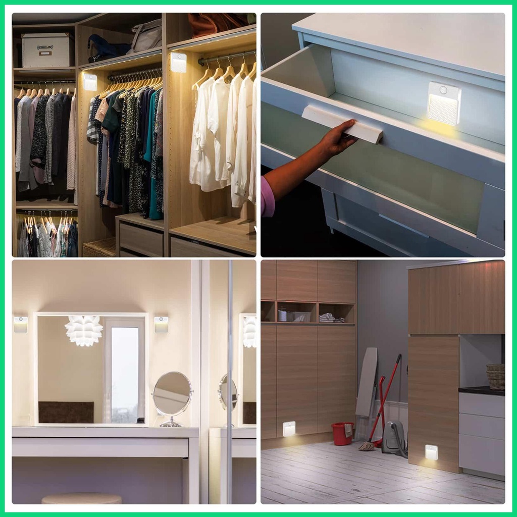 Đèn Ngủ Cảm Biến Tiết Kiệm Năng Lượng Có Thể Sạc Lại Tiện Dụng