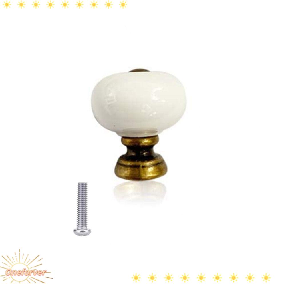 Tay Nắm Cửa Tủ Chén / Đồ Nội Thất Hình Tròn Bằng Đồng Thau Cổ Điển