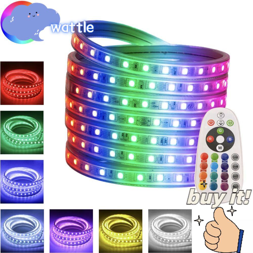 Dây Đèn LED RGB 10M 60L / M 220V ~ 240V Trang Trí Nhà Cửa Có Công Tắc