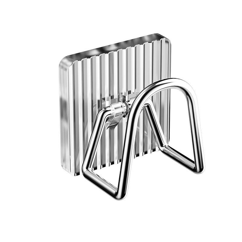 Giá Đỡ Miếng Bọt Biển Rửa Chén Tự Dính Bằng Thép Không Gỉ Tiện Lợi Dành Cho Bồn