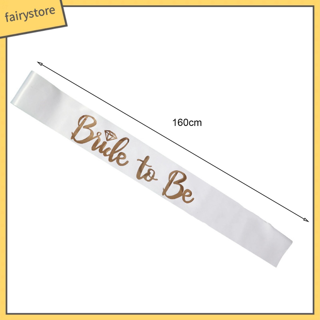 [FRO] Set 7 Dây Đeo Vai In Chữ Bride to Be Bề Mặt Mịn Màng Kích Thước Nhẹ Nhàng In Chữ Bride Bachelorette Sashes Cho Tiệc Độc Thân