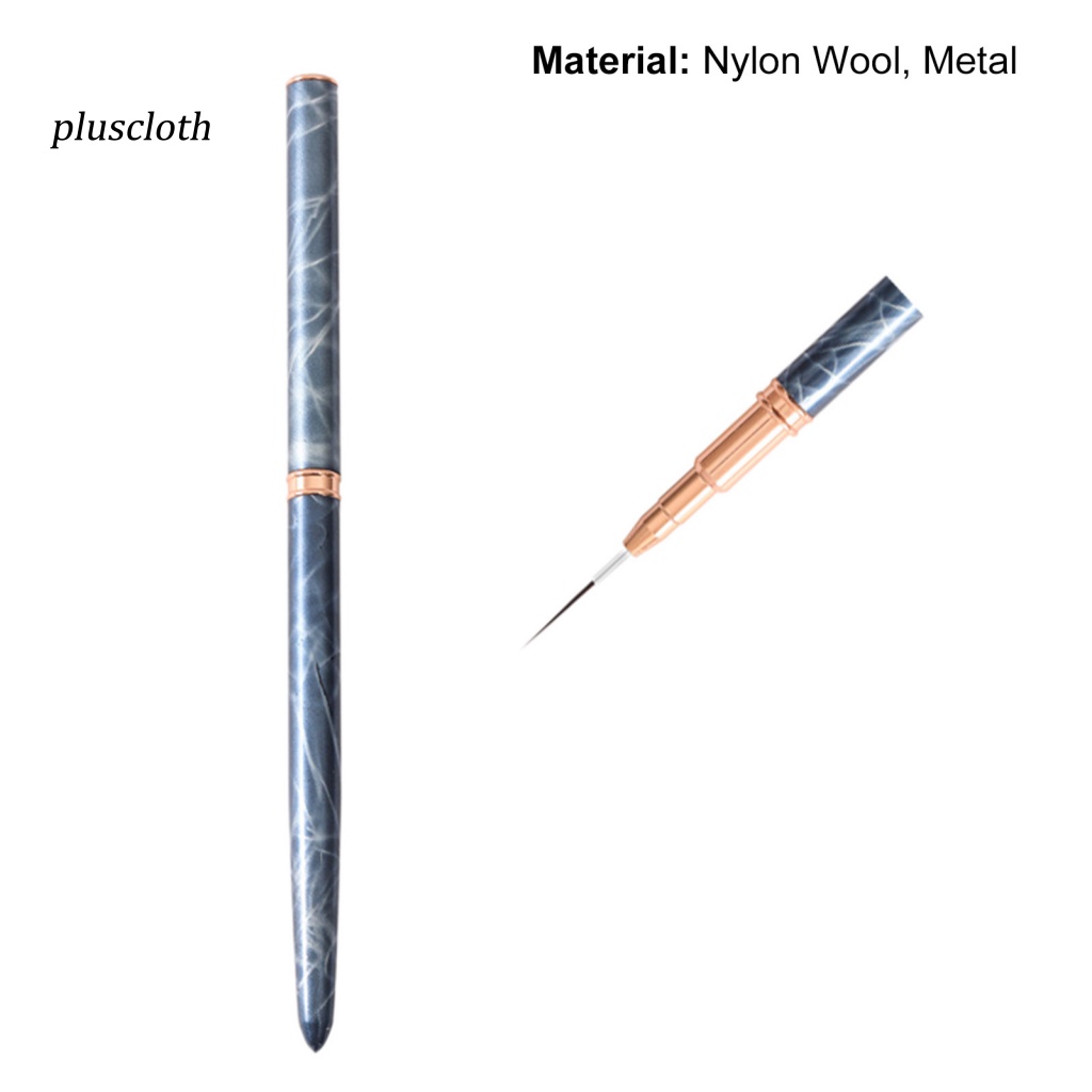 &lt; Pluscloth &gt; Bút Vẽ Trang Trí Móng Nghệ Thuật Bằng Kim Loại Dễ Dàng Cài Đặt Thích Hợp Làm Quà