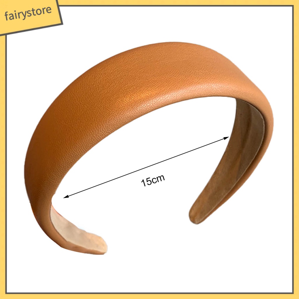 Băng Đô Cài Tóc Dày Dặn Màu Trơn Không Dễ Trượt Trọng Lượng Nhẹ Phong Cách Cổ Điển Cho Nữ