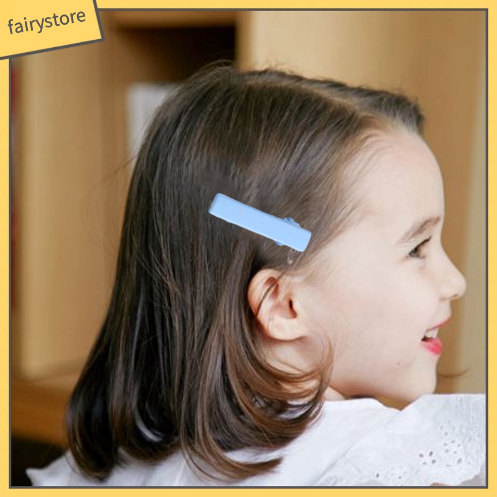 Set 30 / 50 Kẹp Tóc Co Giãn Chống Trượt Màu Sắc Ngọt Ngào Cho Bé Gái