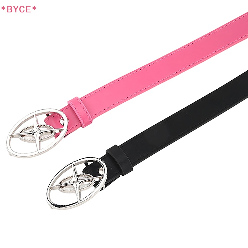 Thắt Lưng Da Khóa Kim Loại Hình Ngôi Sao Phong Cách Goth Thời Trang Cho Nam Và Nữ Mới