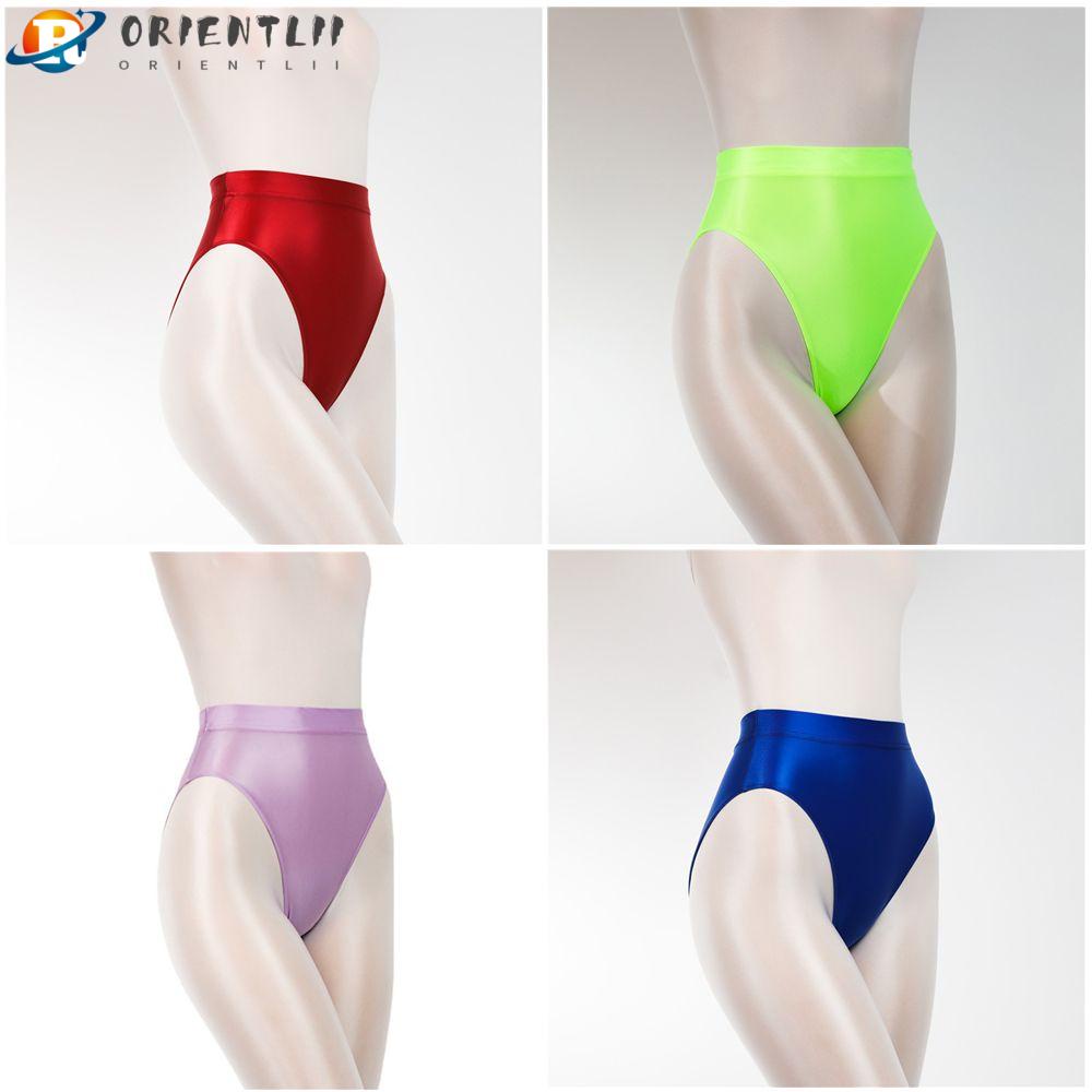 Quần Lót Satin Siêu Mỏng Lưng Cao Thời Trang Cho Nữ