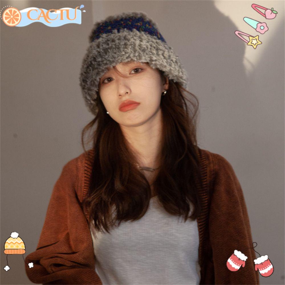 Mũ Tai Bèo Phủ Lông Giữ Ấm Thời Trang