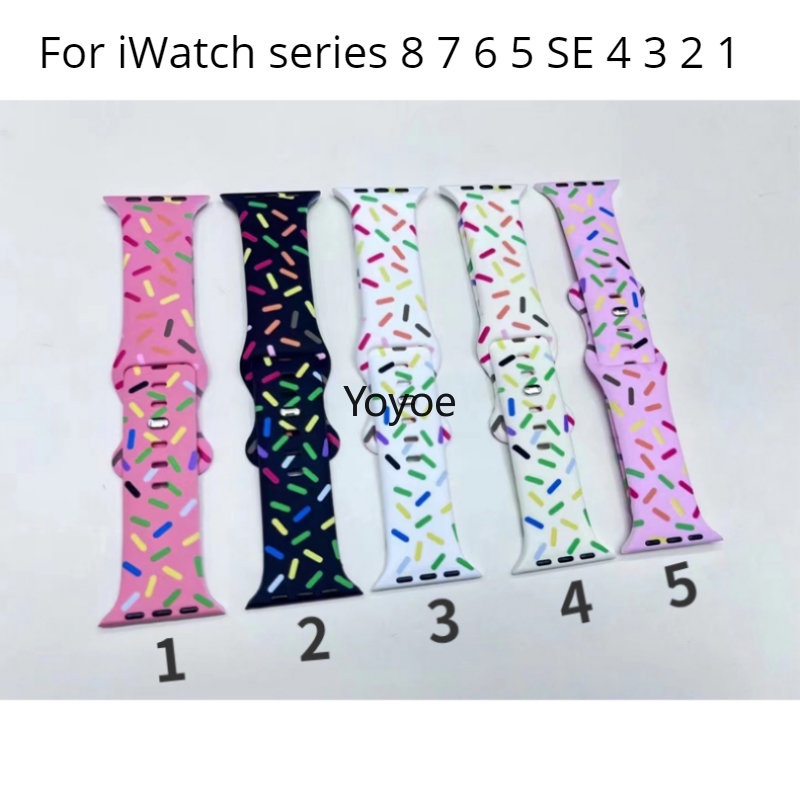 Dây Đeo Đồng Hồ Bằng Silicone Khóa Bướm 8 49mm Ultra 45mm 44mm 42mm 38mm Cho iwatch Ultra Series 7 Se 3 4 5 6 41mm 40mm