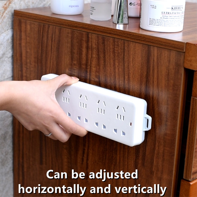 1 Móc Treo Dây Cáp Dính Tường Hai Mặt Có Giác Hút Mạnh Giá Đỡ