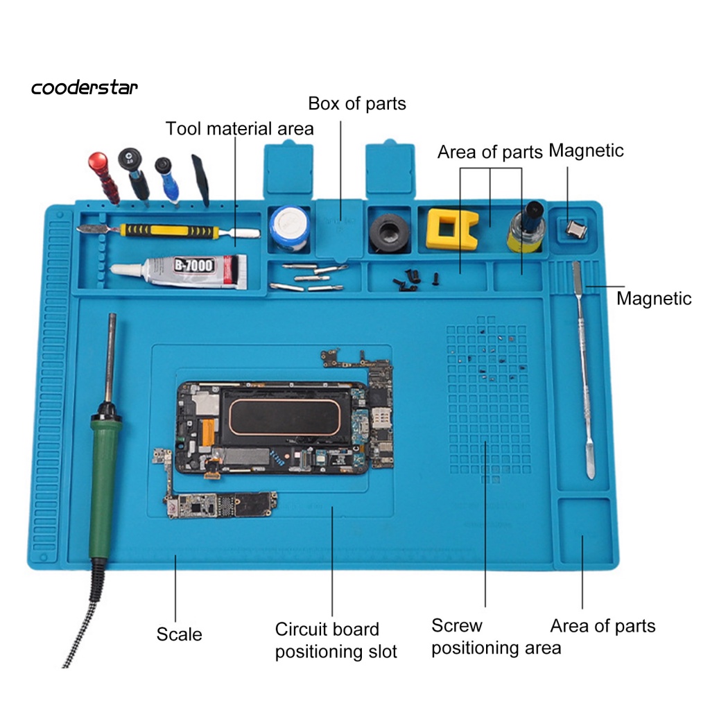 Thảm Sửa Chữa Điện Tử Chống Ăn Mòn Có Vỏ Bọc Tiện Dụng