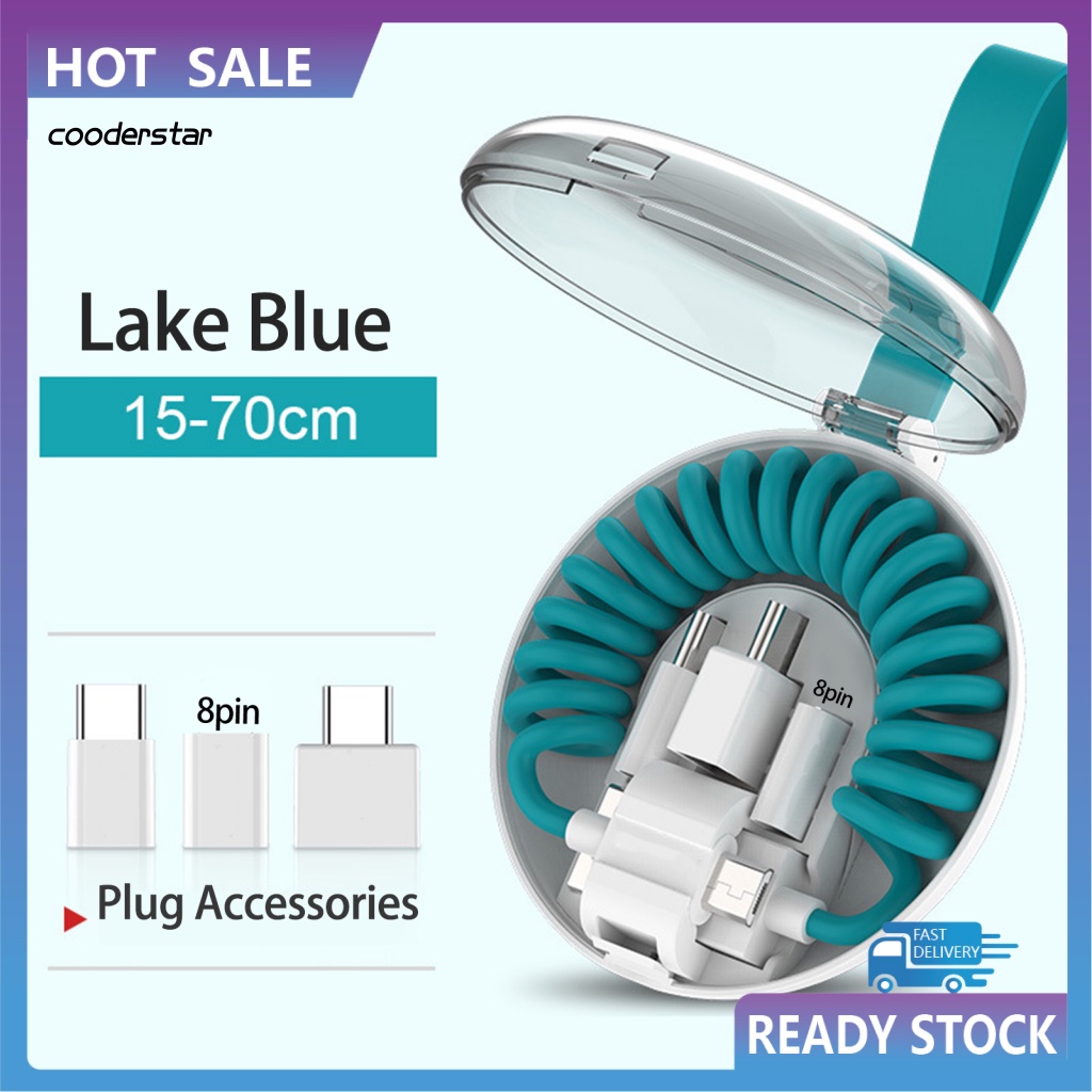 Dây Cáp Sạc USB 3 Trong 1 8Pin Loại C 3 Trong 1 Chuyên Dụng Cho Android