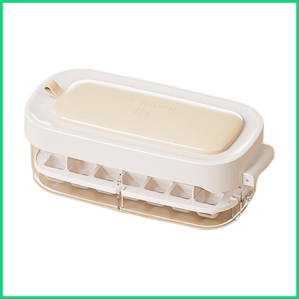 Khay Làm Đá Hai Tầng Có Nắp Dễ Dàng Sử Dụng Cho Jiwvnjiwvn