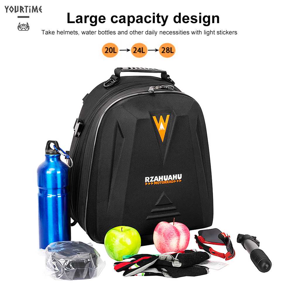 Túi Đựng Đồ Dùng Gắn Yên Sau Xe Máy Chống Thấm Nước Tiện Dụng