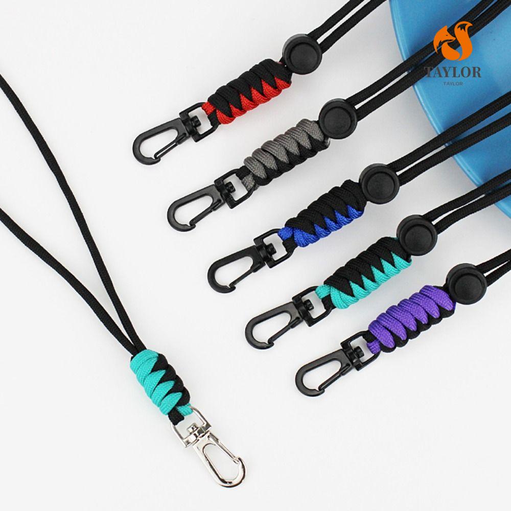 Móc Khóa Paracord TAYLOR1 Hai Màu Dành Cho Người Lớn Tuổi / Trẻ Em / Trẻ Em / Balo / Vòng Đeo Tay / Dây Dù Chống Thất Lạc