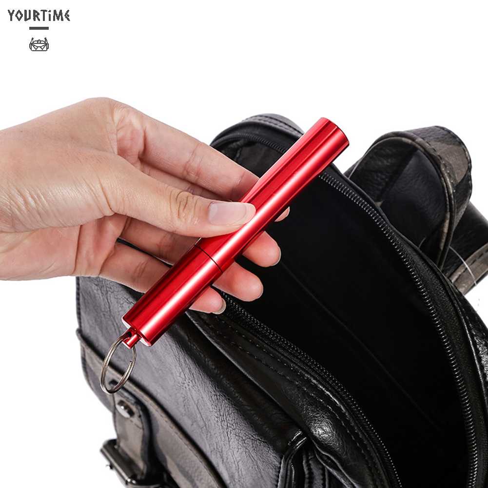 Bộ 3 Ống Hút Thép Không Gỉ Có Thể Tái Sử Dụng Kèm Cọ Vệ Sinh