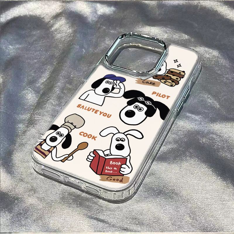 ✅Ốp Điện Thoại Mềm Chống Sốc Hình Cún Dễ Thương Cho Iphone 8 12Max 13 14Pro 117 GOML