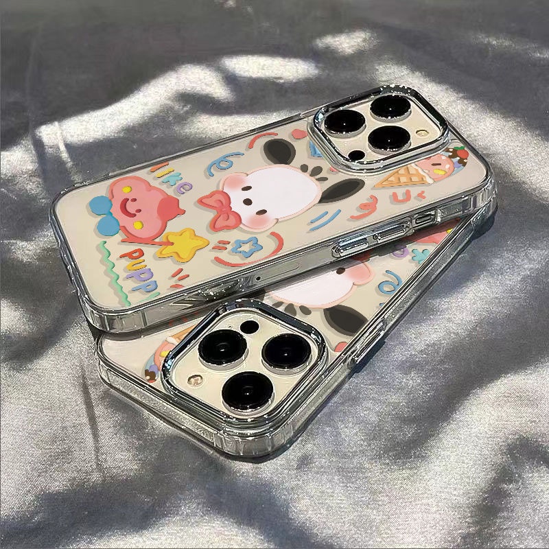 ✅Ốp Điện Thoại Dẻo Họa Tiết Chó Pacha Đơn Giản Chống Sốc Cho iPhone12 / 14pro max 78 11 13Plus