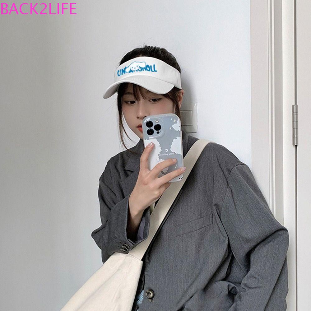 Mũ Lưỡi Trai Chống Nắng In Họa Tiết Hoạt Hình Kuromi BACK2LIFE Thời Trang Đi Biển Mùa Hè Cho Học Sinh