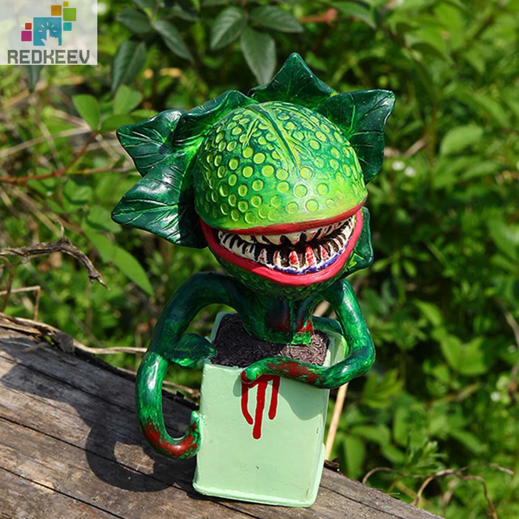 Tượng Nhỏ Bằng Nhựa Resin Điêu Khắc Hoa Thủ Công Trang Trí Sân Vườn