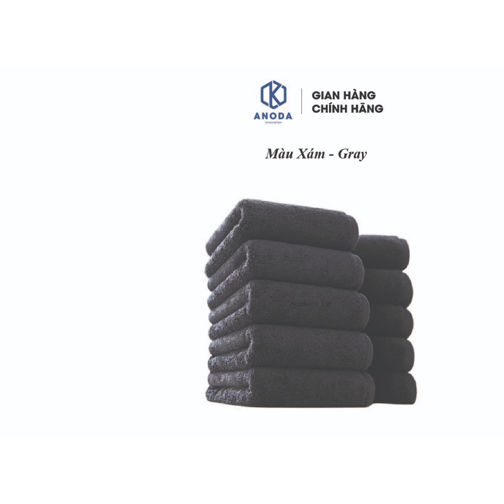 Khăn Tắm Cao Cấp Anoda 220g - Vua Khăn Dùng Cho Gia Đình Spa Khách Sạn 100% Cotton Thấm Hút Không Ra Màu- 220g