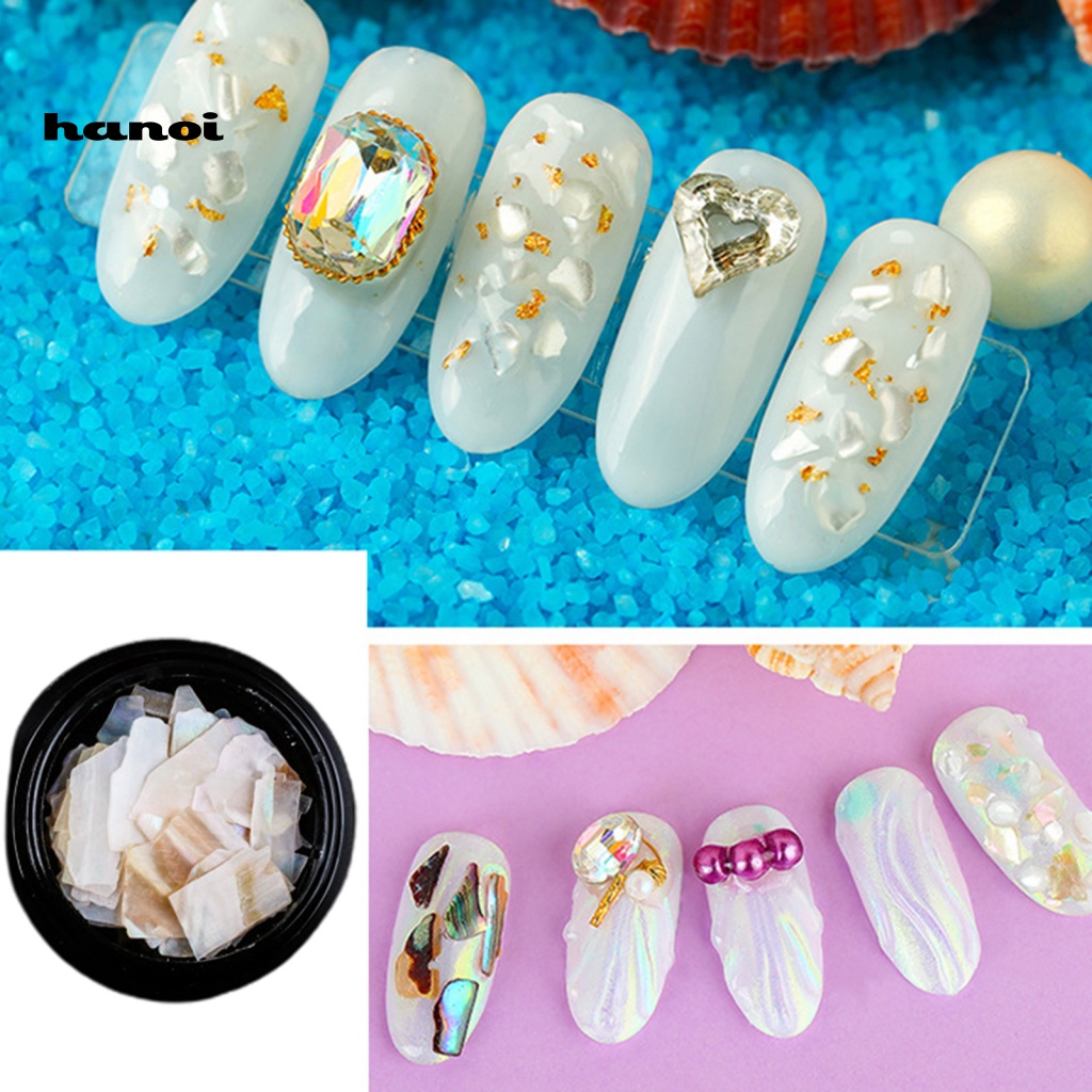 1 Hộp Vỏ Sò Tự Nhiên Trang Trí Móng Tay Nghệ Thuật
